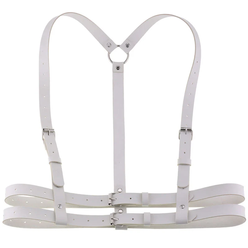 Punk Strap Corset Belt Women's Leather Chain Belt - Image 11