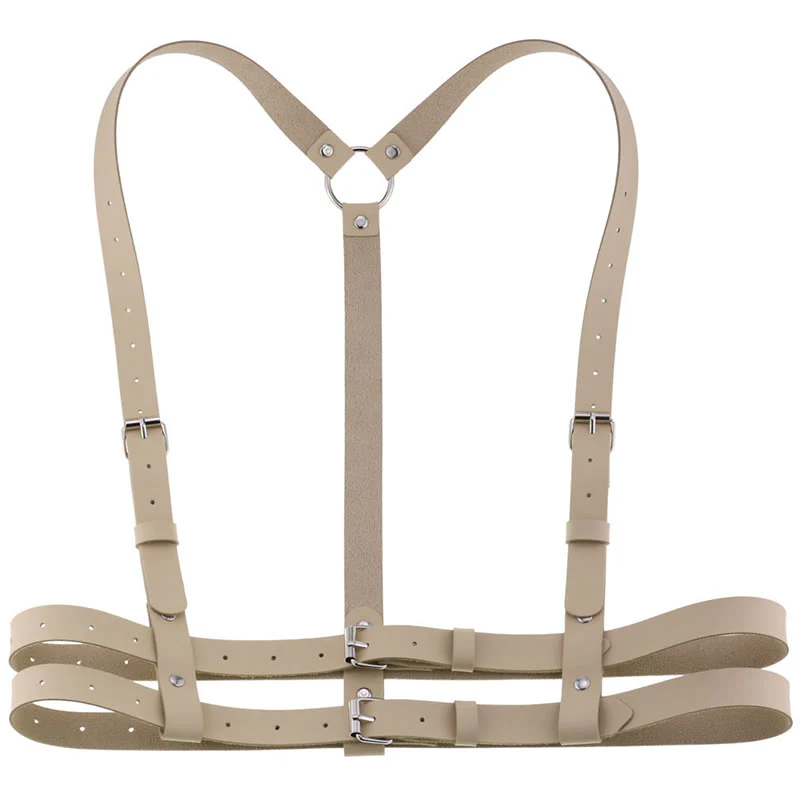 Punk Strap Corset Belt Women's Leather Chain Belt - Image 15