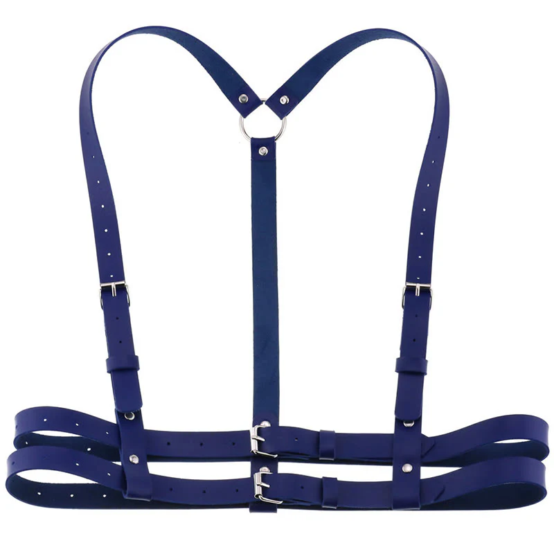 Punk Strap Corset Belt Women's Leather Chain Belt - Image 21