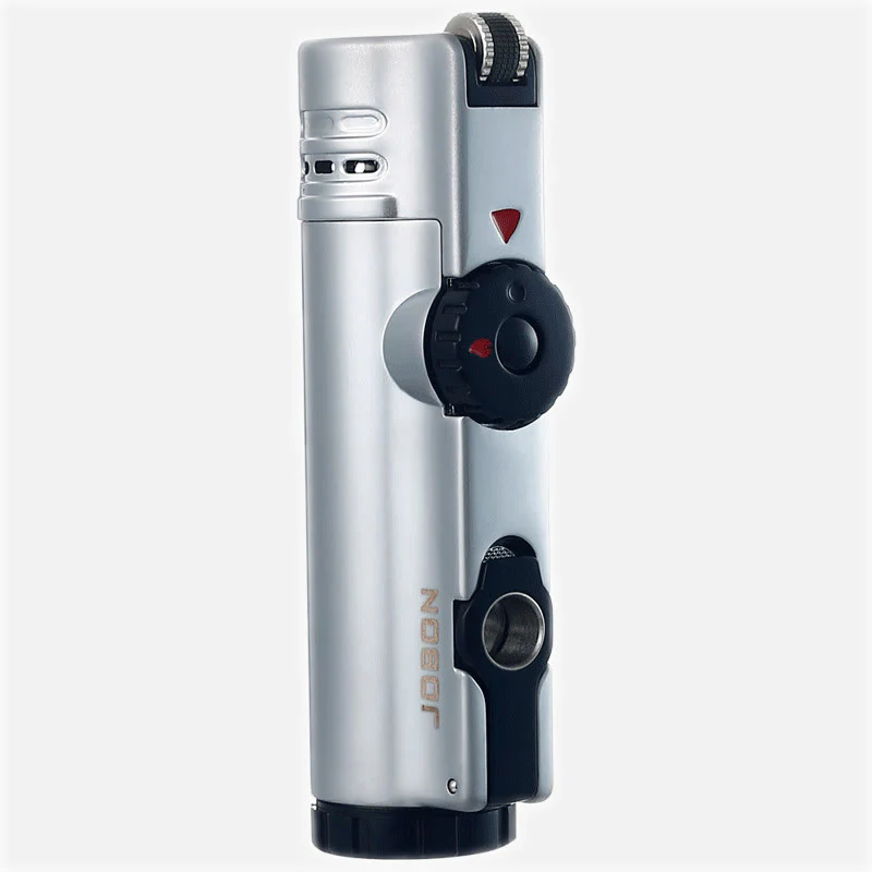 Quad Flame Lighter With Cigar Puncher Four Burner Lighter - Image 11
