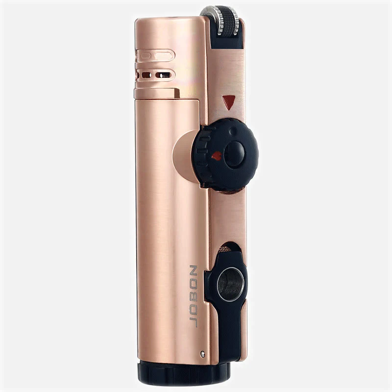 Quad Flame Lighter With Cigar Puncher Four Burner Lighter - Image 12