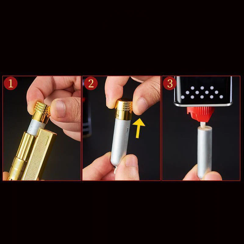 Removable Candle Fuel Tank Refillable Kerosene Lighter - Image 6