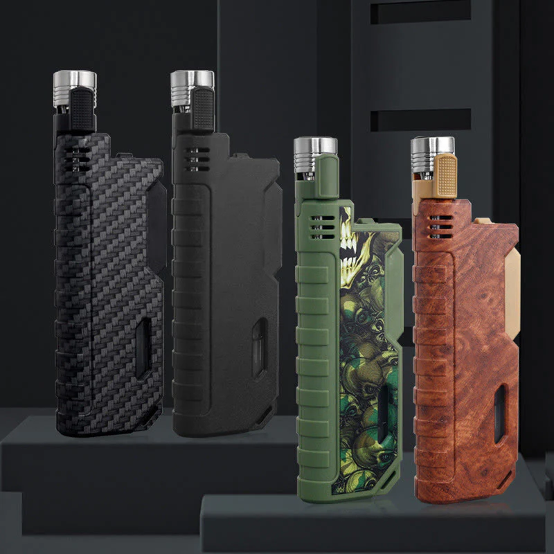 Retractable Handle Outdoor Inflatable Butane Lighter - Image 3