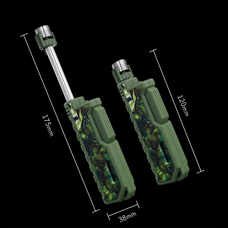 Retractable Handle Outdoor Inflatable Butane Lighter - Image 8