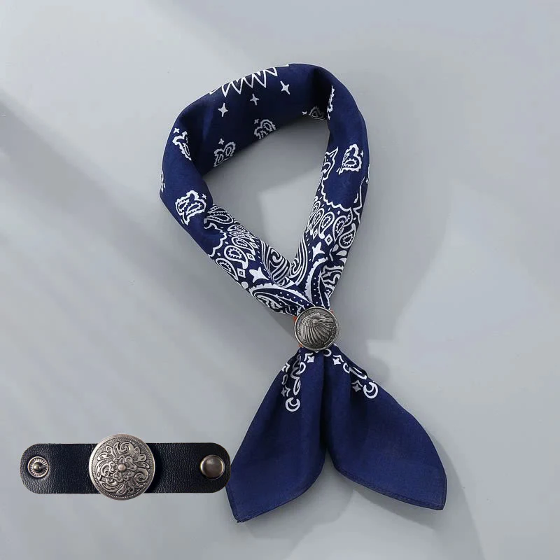 Retro Cashew Print Pocket Square With Coin Buckle - Image 17