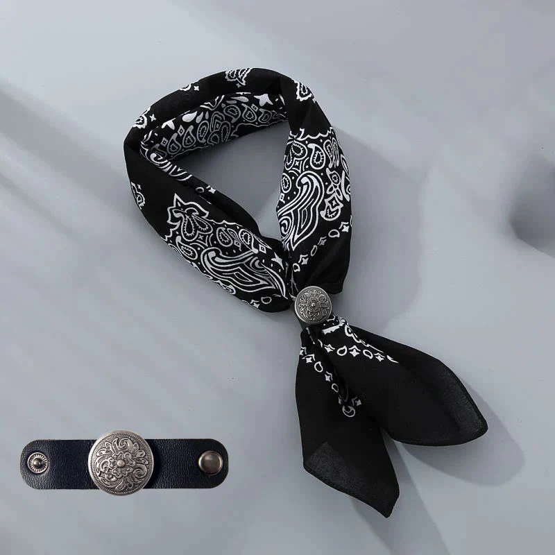 Retro Cashew Print Pocket Square With Coin Buckle - Image 19