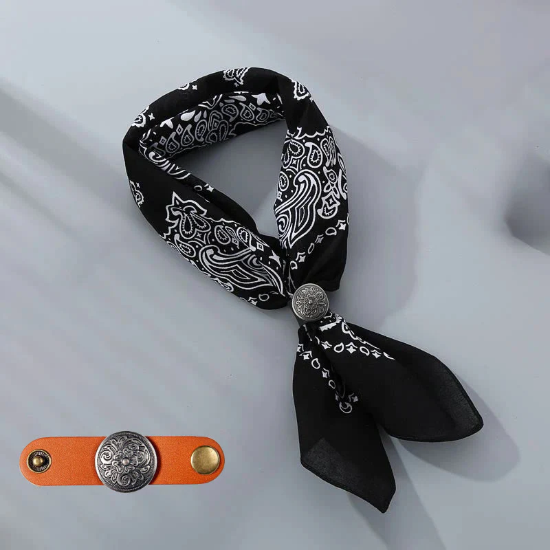 Retro Cashew Print Pocket Square With Coin Buckle - Image 22