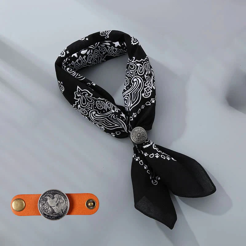 Retro Cashew Print Pocket Square With Coin Buckle - Image 23