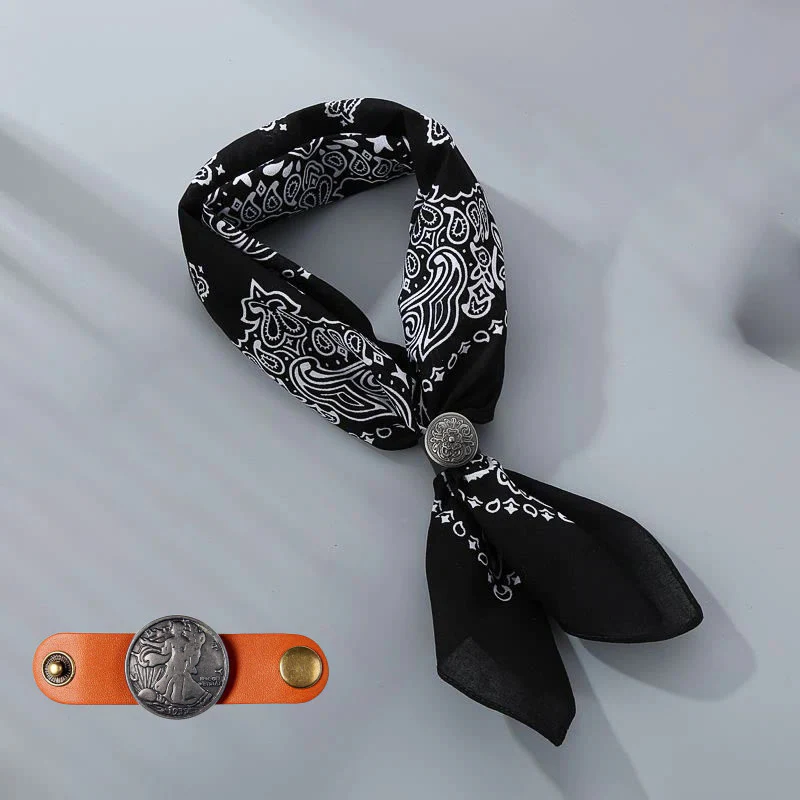 Retro Cashew Print Pocket Square With Coin Buckle - Image 24