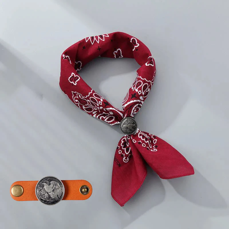 Retro Cashew Print Pocket Square With Coin Buckle - Image 27