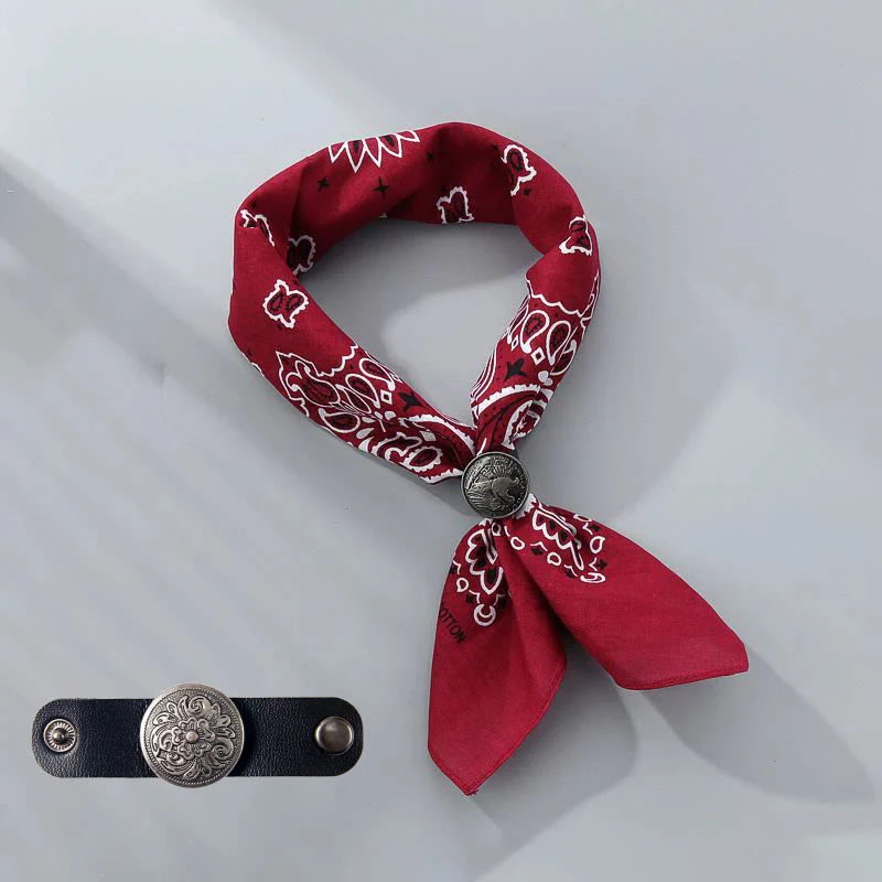 Retro Cashew Print Pocket Square With Coin Buckle - Image 31