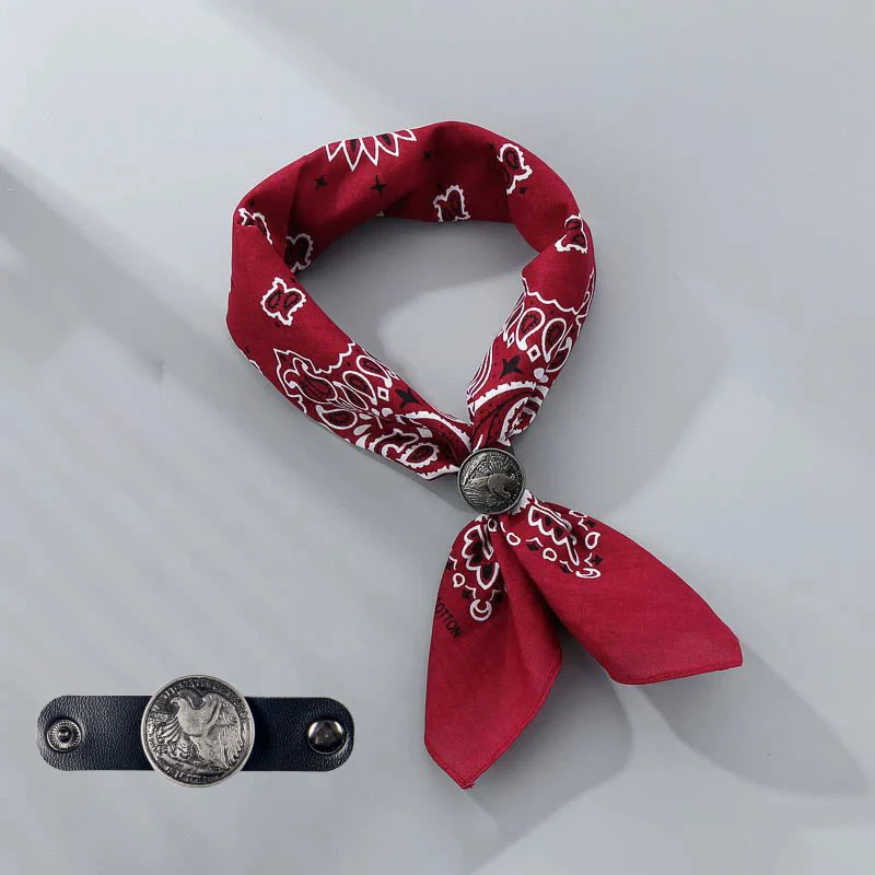 Retro Cashew Print Pocket Square With Coin Buckle - Image 32