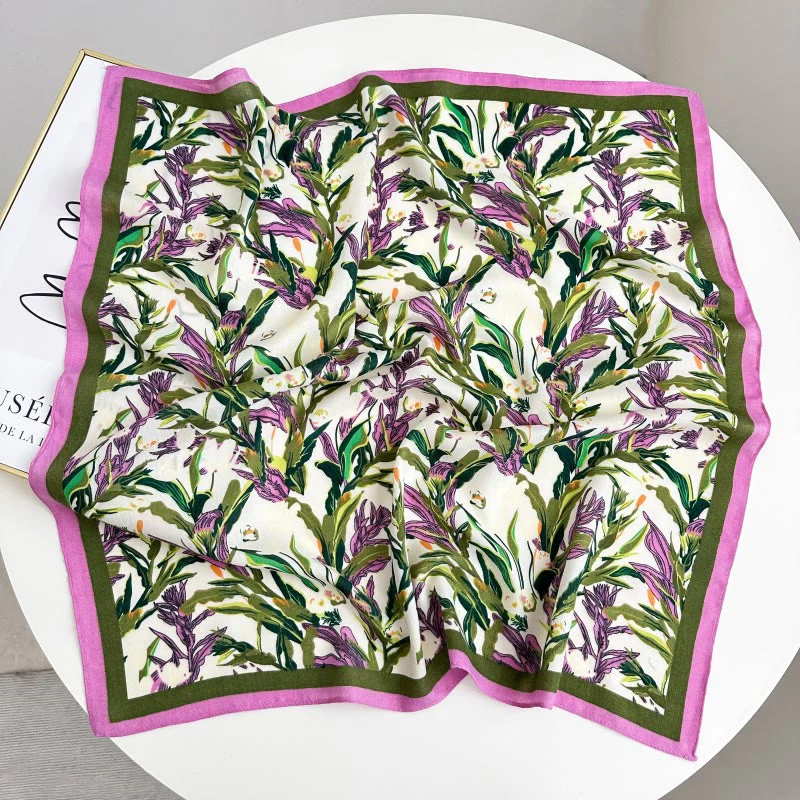 Retro Contrasting Cashew Patterned Pocket Square With Flower Buckle - Image 36
