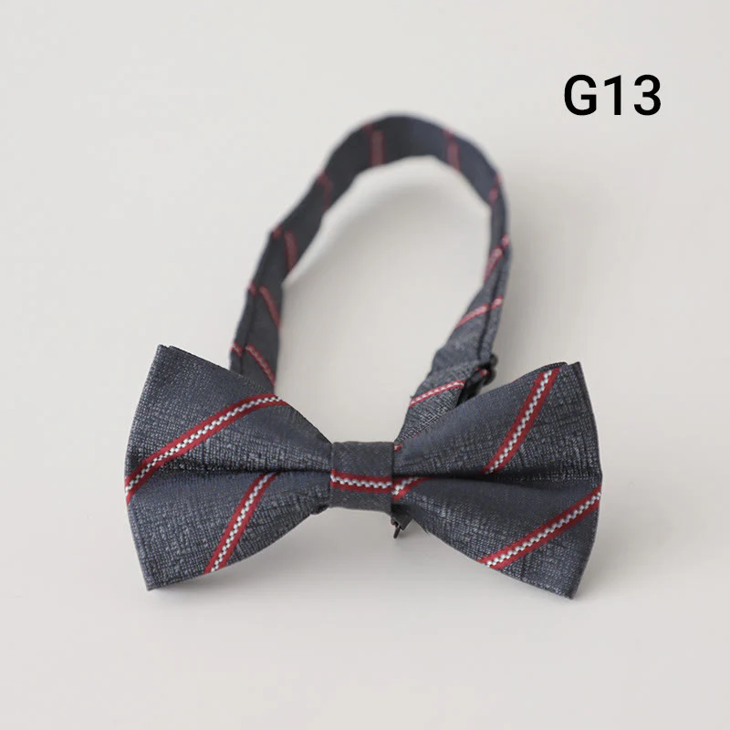 Retro Floral Printed Pre-tied Adjustable Strap Bow Tie - Image 15