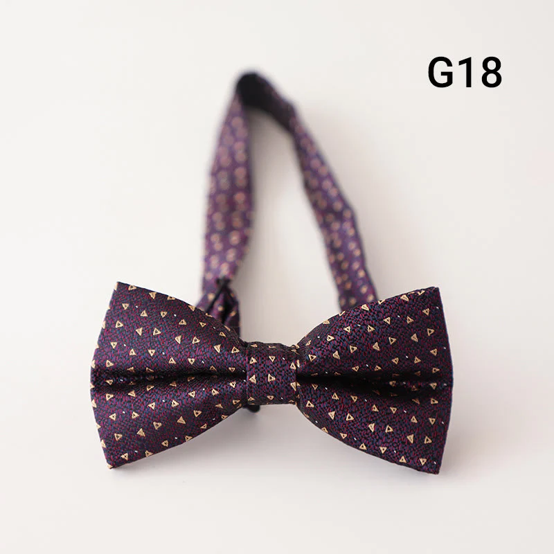 Retro Floral Printed Pre-tied Adjustable Strap Bow Tie - Image 20