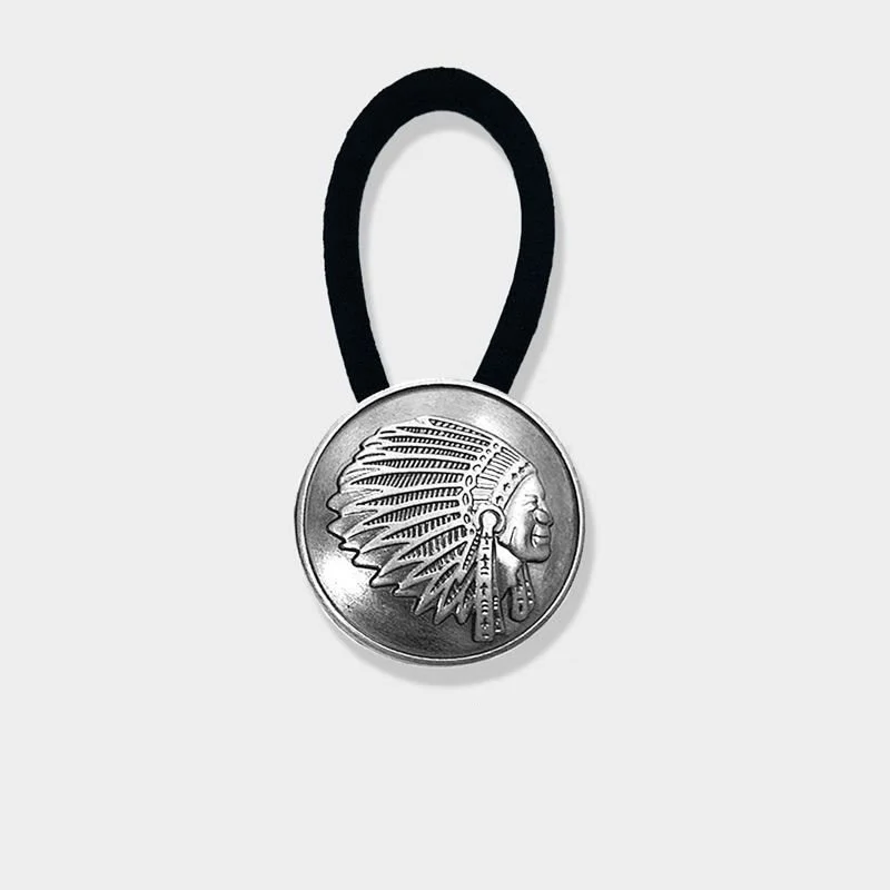 Retro Indian Men's Hiphop Coin Scarf Buckle - Image 6