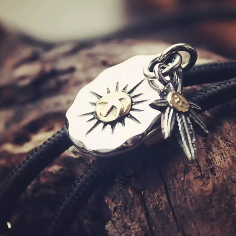 Retro Indian Totem Rotating Eagle Bolo Tie - Image 4