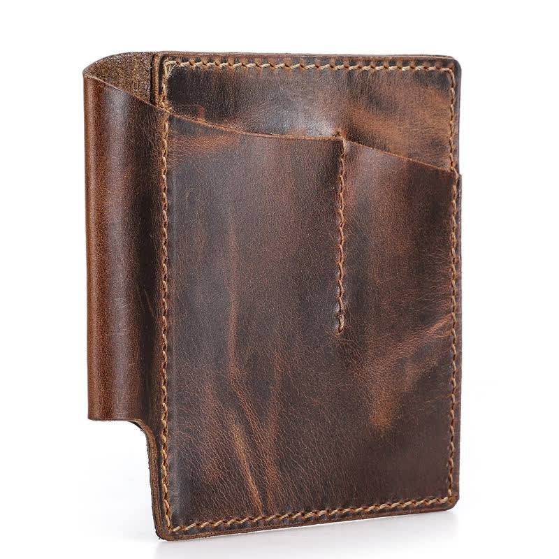 Retro Leather EDC Pocket Organizer Belt Bag - Image 10