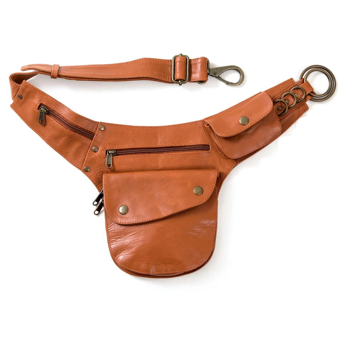Retro Leisure Travel Hiking Women's Phone Bag Wallet Belt Bag - Image 11