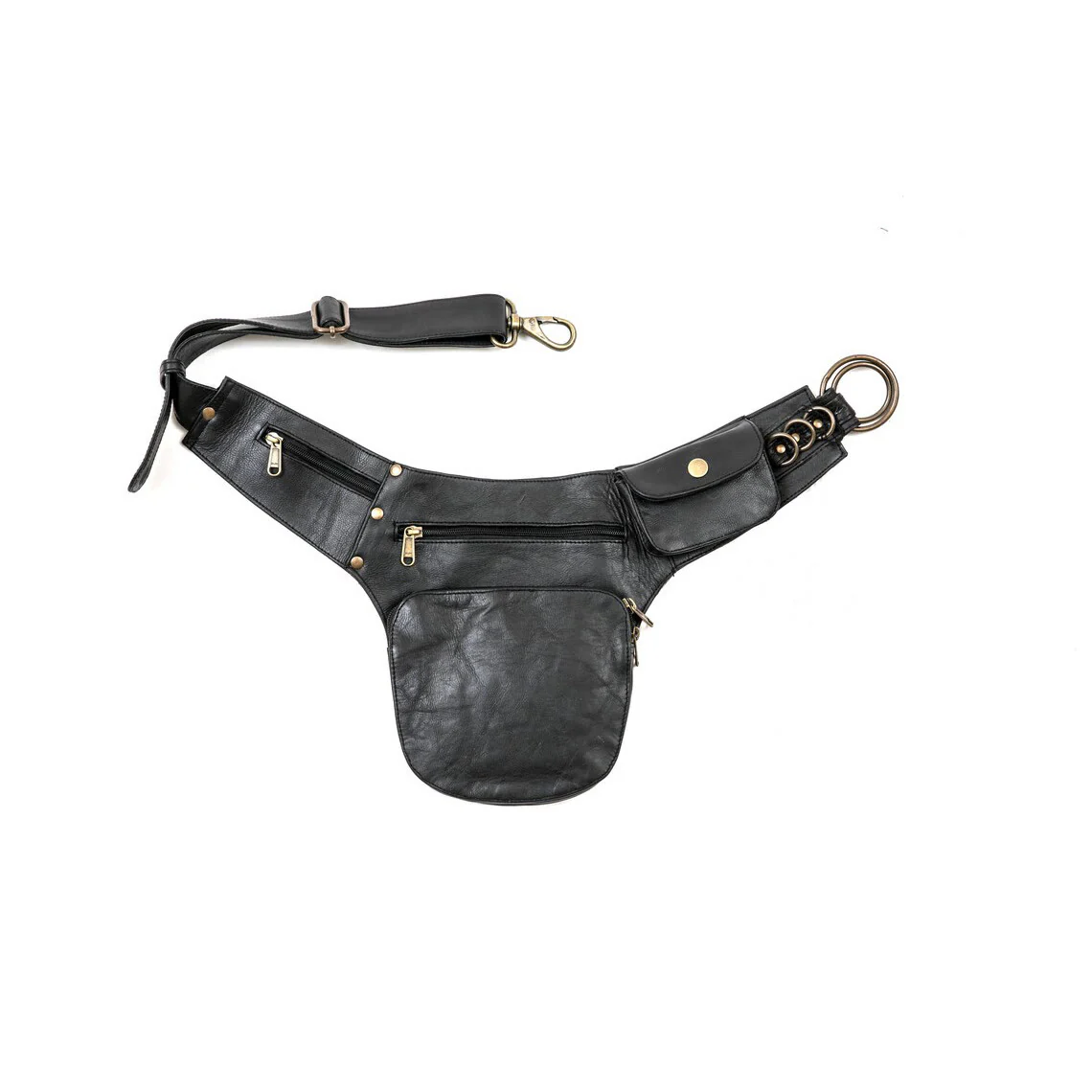Retro Leisure Travel Hiking Women's Phone Bag Wallet Belt Bag - Image 3