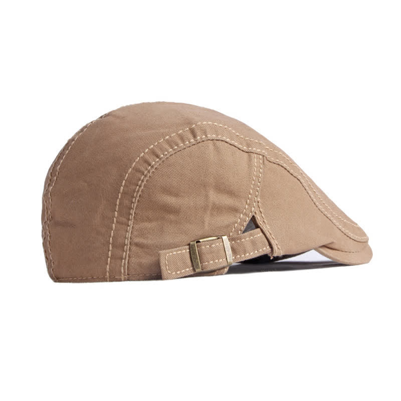 Retro Painter Cotton Beret Flat Cap - Image 7