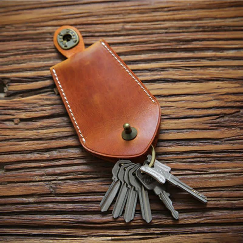 Retro Safe Storage Buckle Functional Pull-out Key Case - Image 2