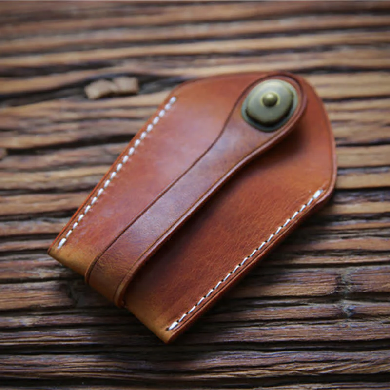 Retro Safe Storage Buckle Functional Pull-out Key Case - Image 3