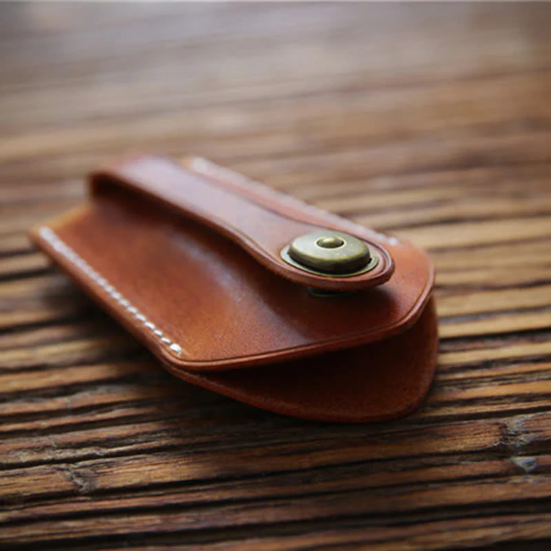 Retro Safe Storage Buckle Functional Pull-out Key Case - Image 4