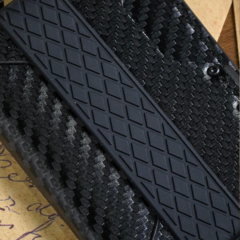 RFID Shielding Function Carbon Fiber Folding Tactical Wallet - Image 5
