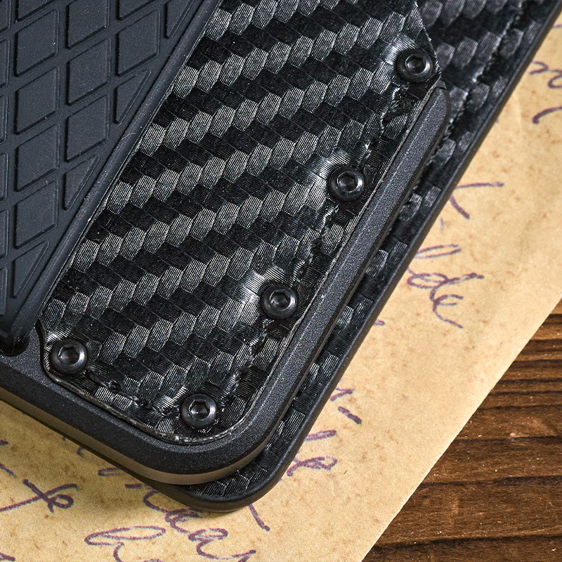 RFID Shielding Function Carbon Fiber Folding Tactical Wallet - Image 6