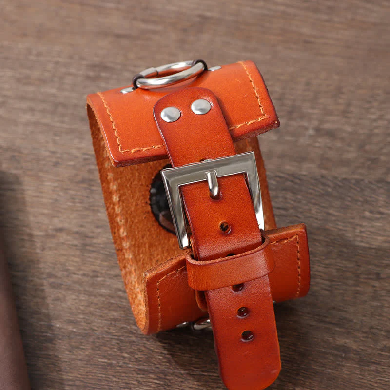 Ring Decor Genuine Leather Smart Watch Band - Image 8