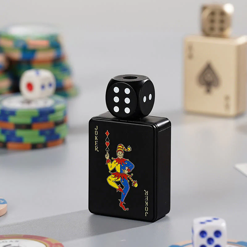 Rotating Dice PokerShape Refillable Butane Lighter - Image 13
