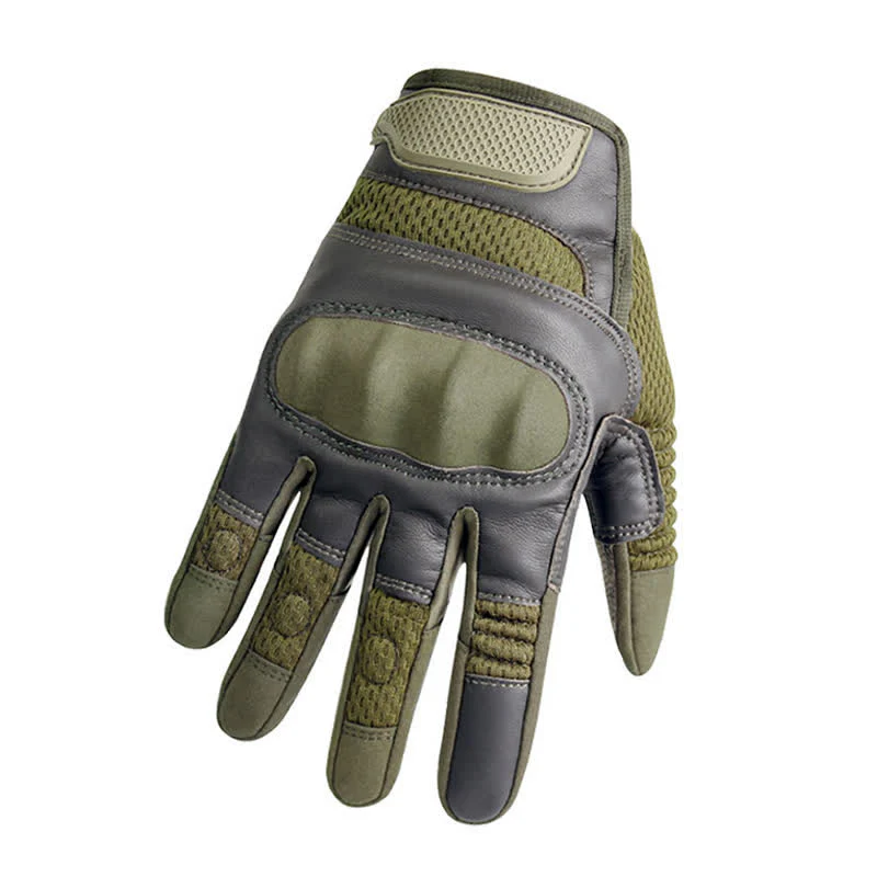 Rubber Hard Knuckle Touch Screen Tactical Gloves - Image 11