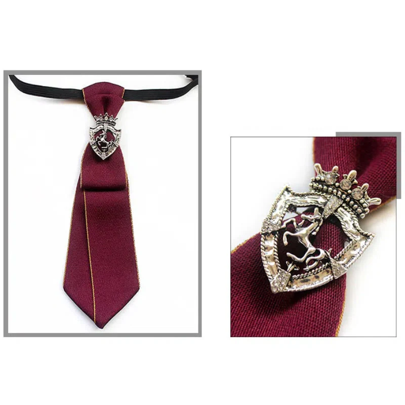 Shield Horse Pre-tied Unisex Necktie With Adjustable Band - Image 5