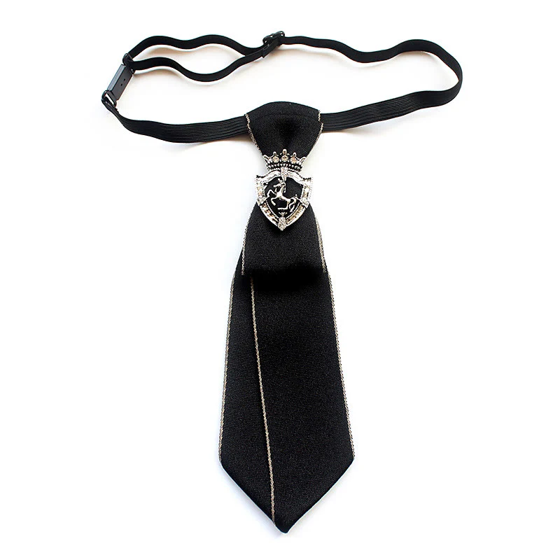 Shield Horse Pre-tied Unisex Necktie With Adjustable Band - Image 6