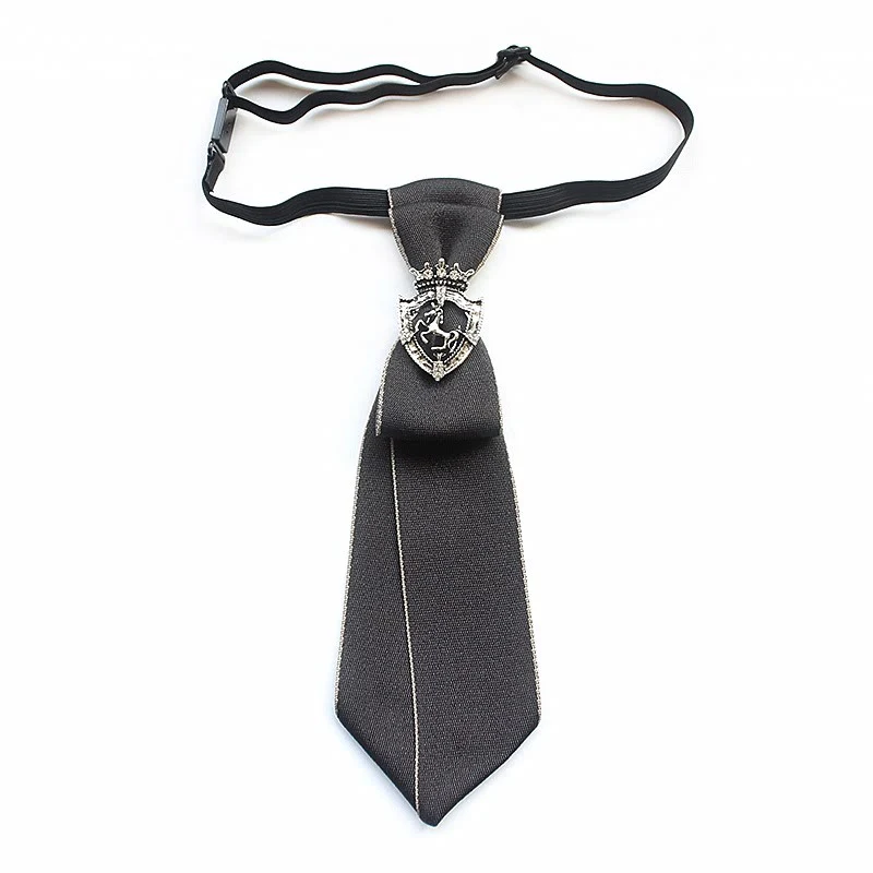 Shield Horse Pre-tied Unisex Necktie With Adjustable Band - Image 7