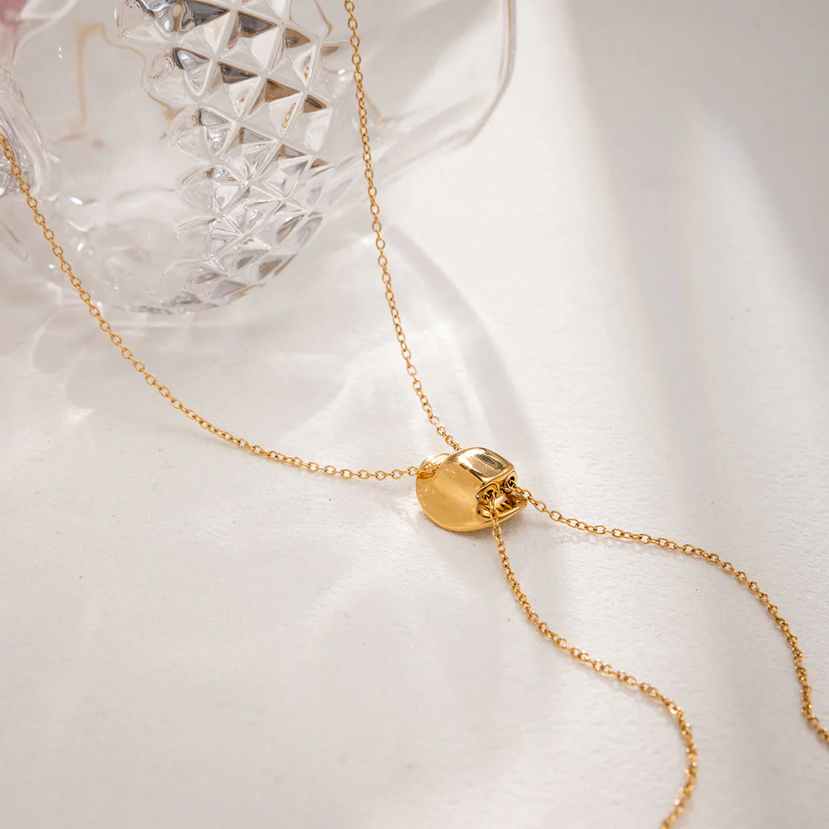 Shine Rhinestone Western Cowboy Hat-Shape Necklace - Image 7