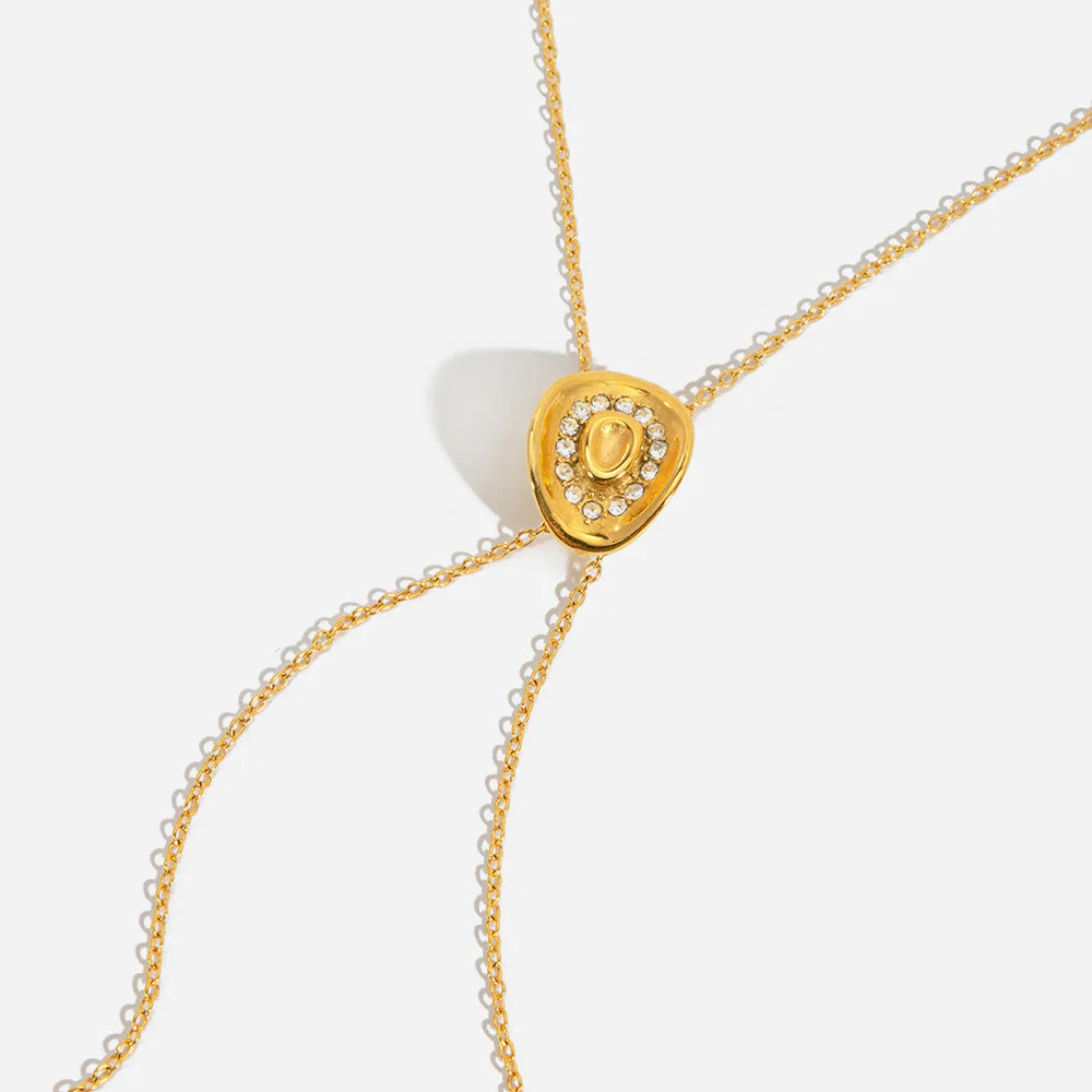 Shine Rhinestone Western Cowboy Hat-Shape Necklace - Image 8