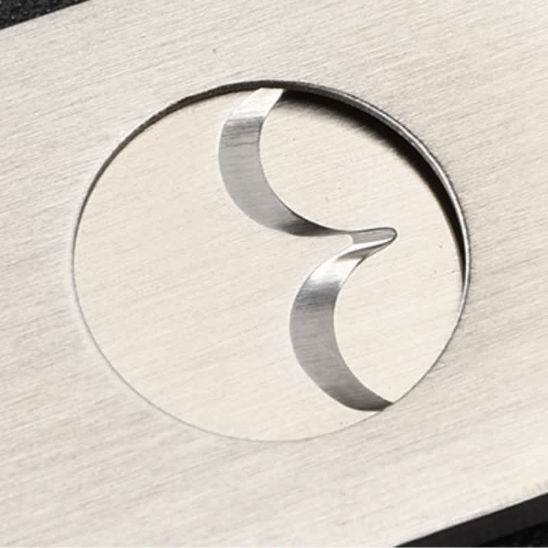 Silver Classic Portable Guillotine Gadget Cigar Cutter - Image 6