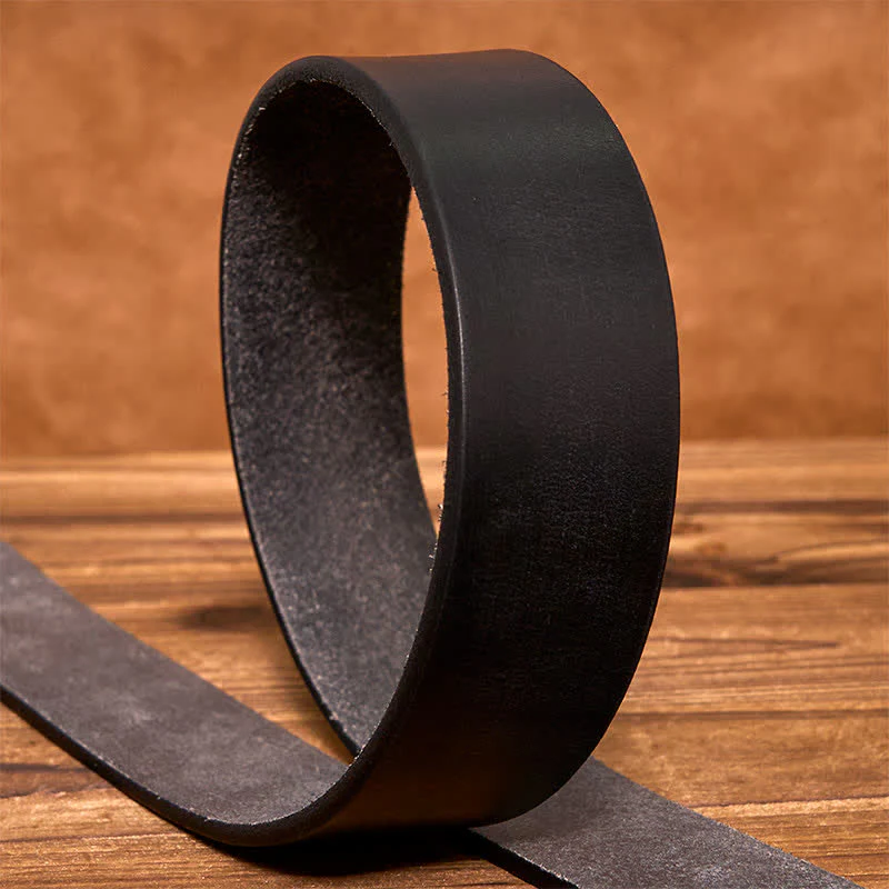 Simple Chic Vintage Brass Square Buckle Leather Belt - Image 13