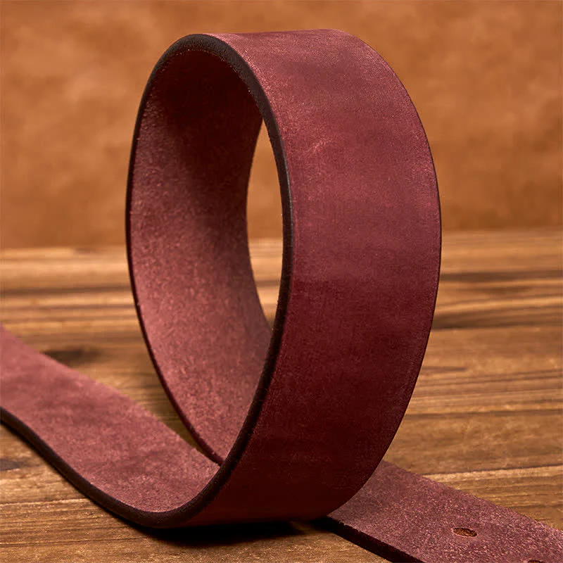 Simple Chic Vintage Brass Square Buckle Leather Belt - Image 17