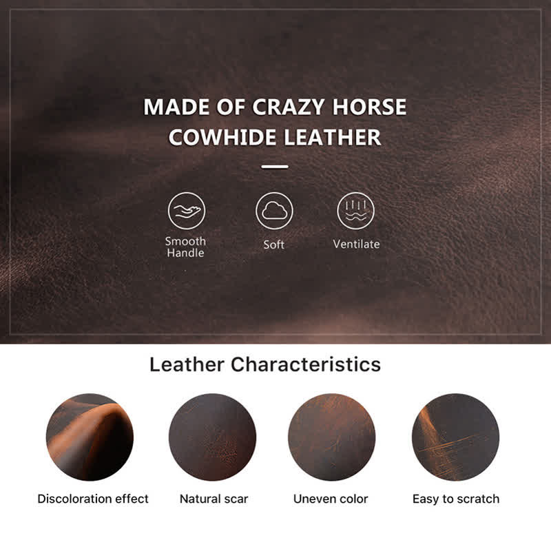 Single Necktie Retro Box Genuine Leather Case - Image 13