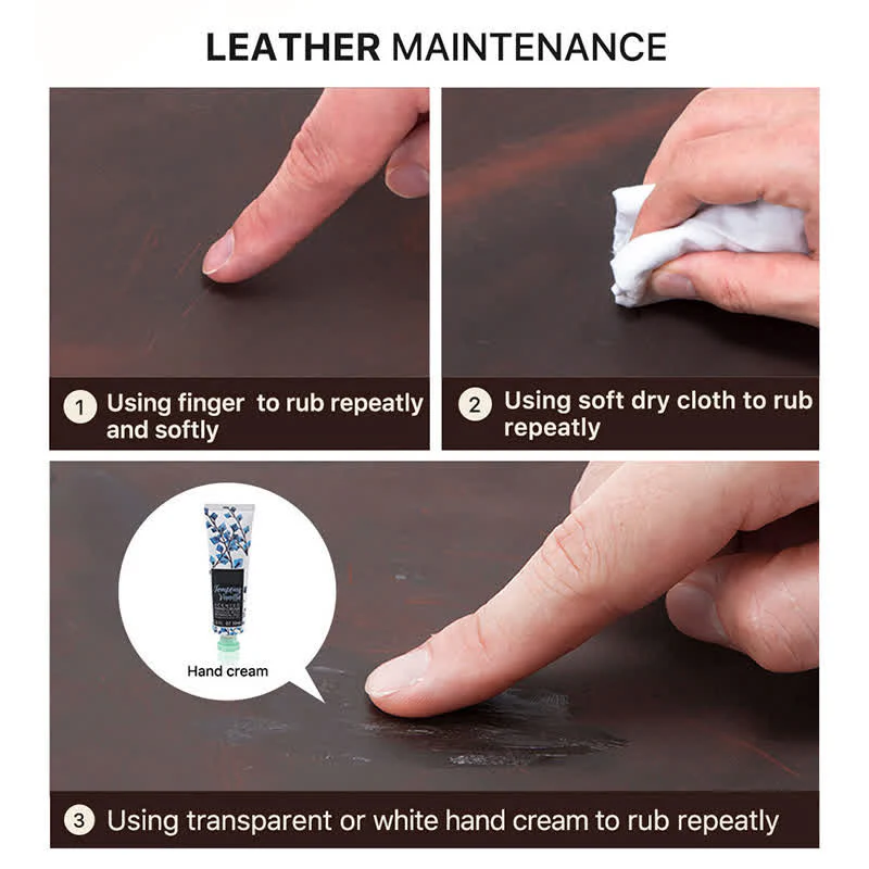 Single Necktie Retro Box Genuine Leather Case - Image 14