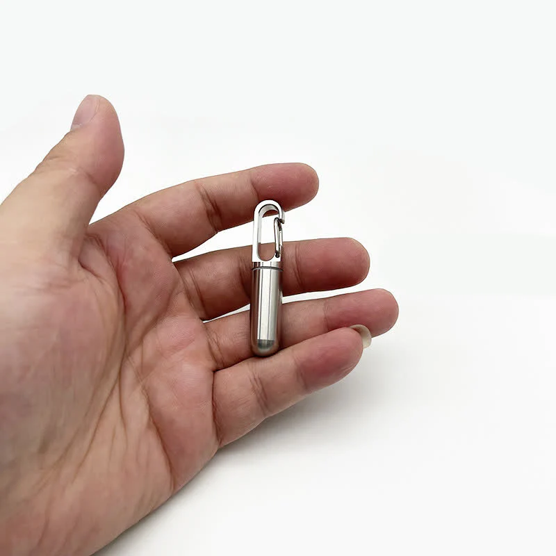 Small Portable Pill Organizer Keychain - Image 9