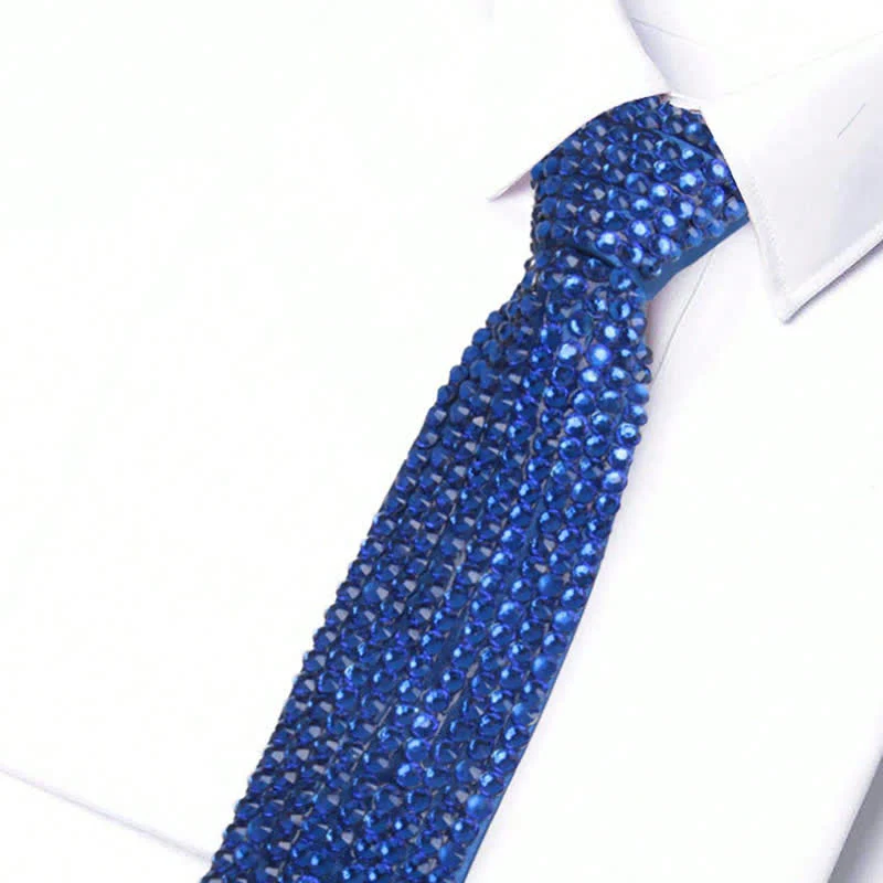 Sparkling Rhinestone Diamond-Style Creative Necktie - Image 2
