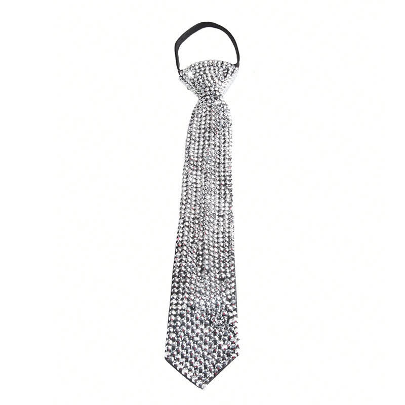 Sparkling Rhinestone Diamond-Style Creative Necktie - Image 4