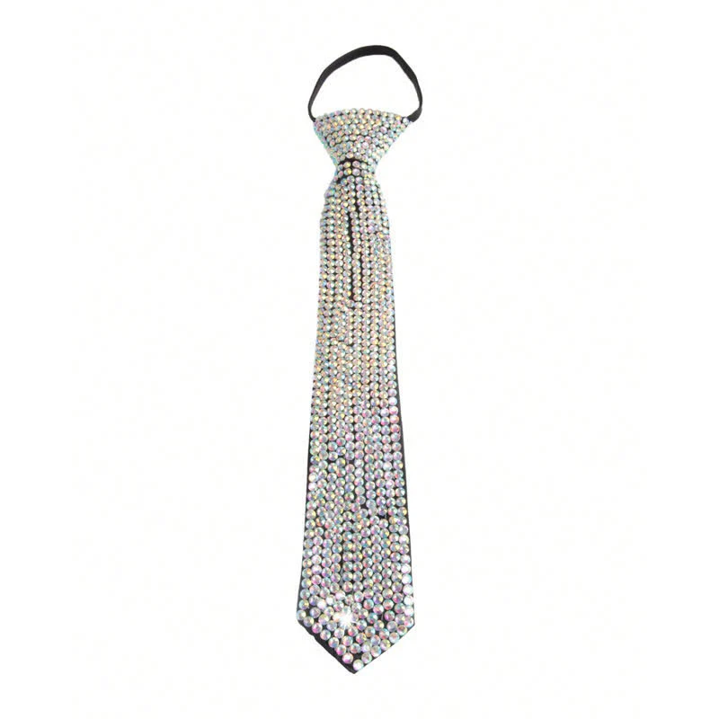 Sparkling Rhinestone Diamond-Style Creative Necktie - Image 8