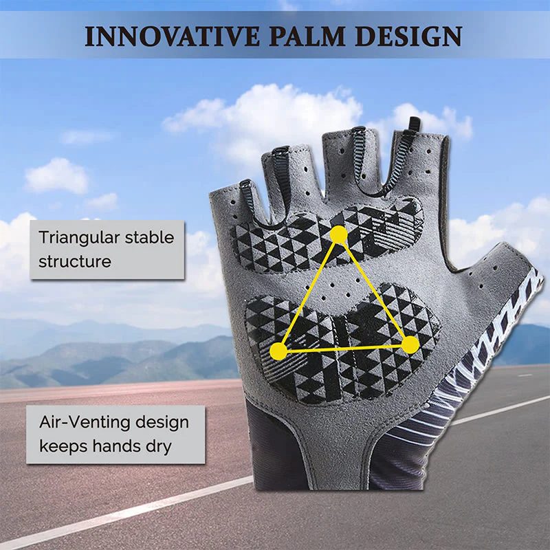 Sports Anti-Slip Breathable Fingerless Gloves - Image 8