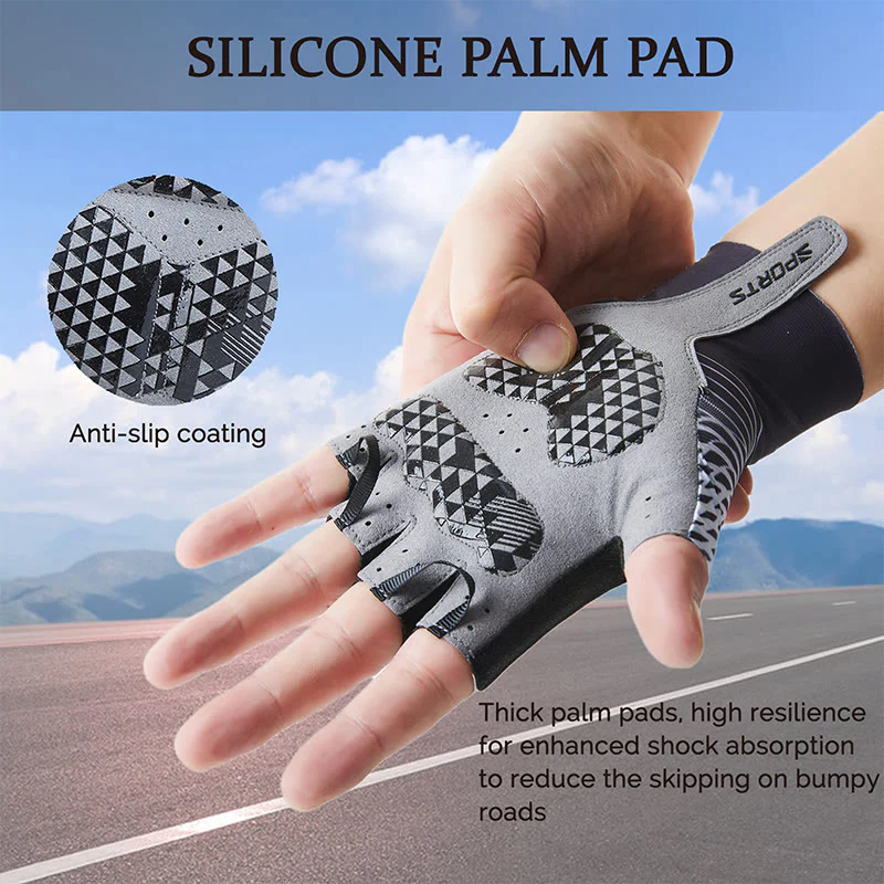 Sports Anti-Slip Breathable Fingerless Gloves - Image 9