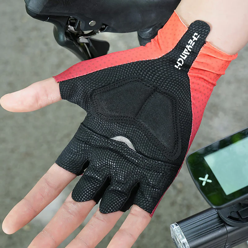 Sports Cycling Half Finger Anti-Slip Ice Silk Gloves - Image 5